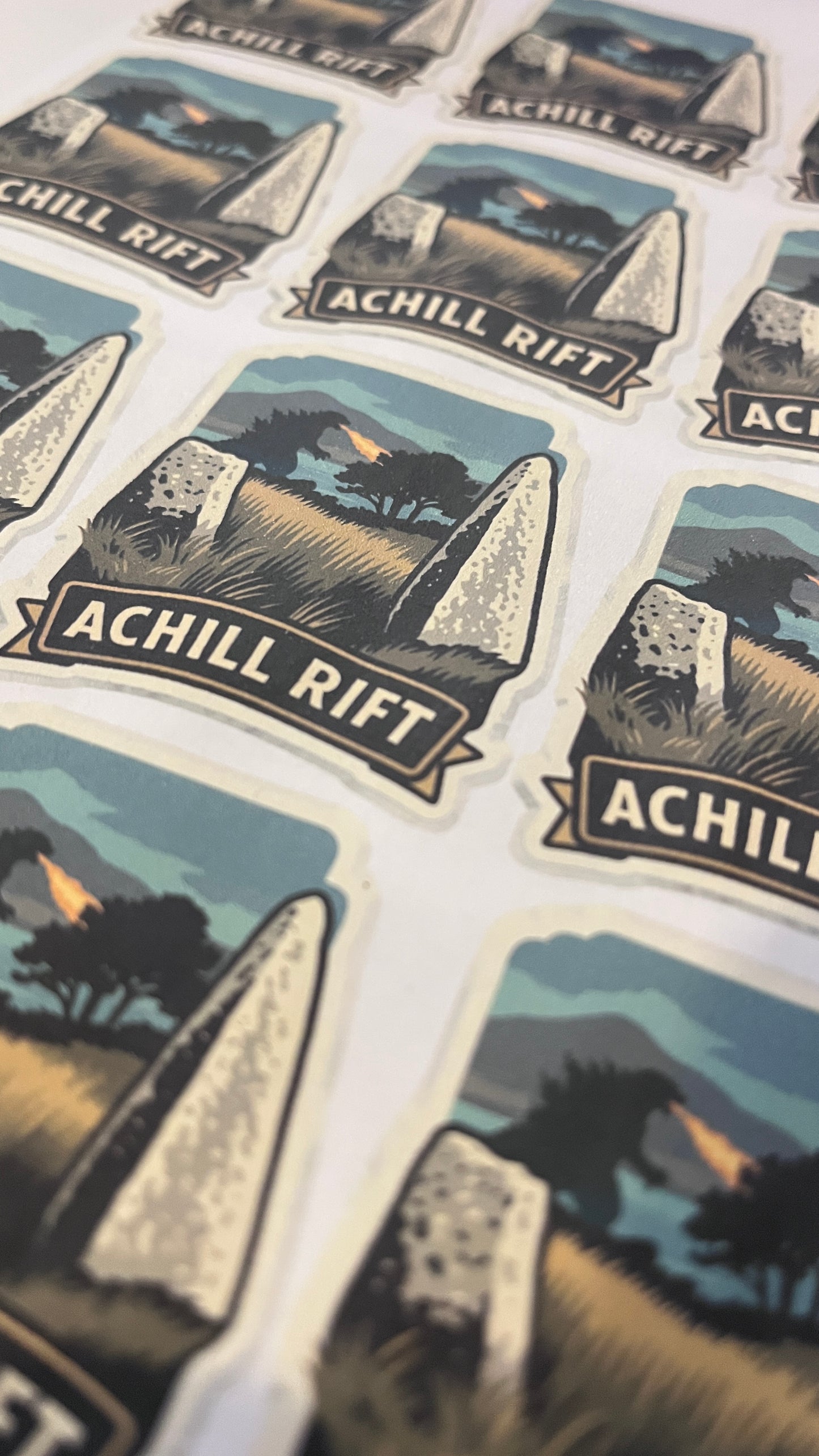 Achill Rift - 6 Sticker Pack