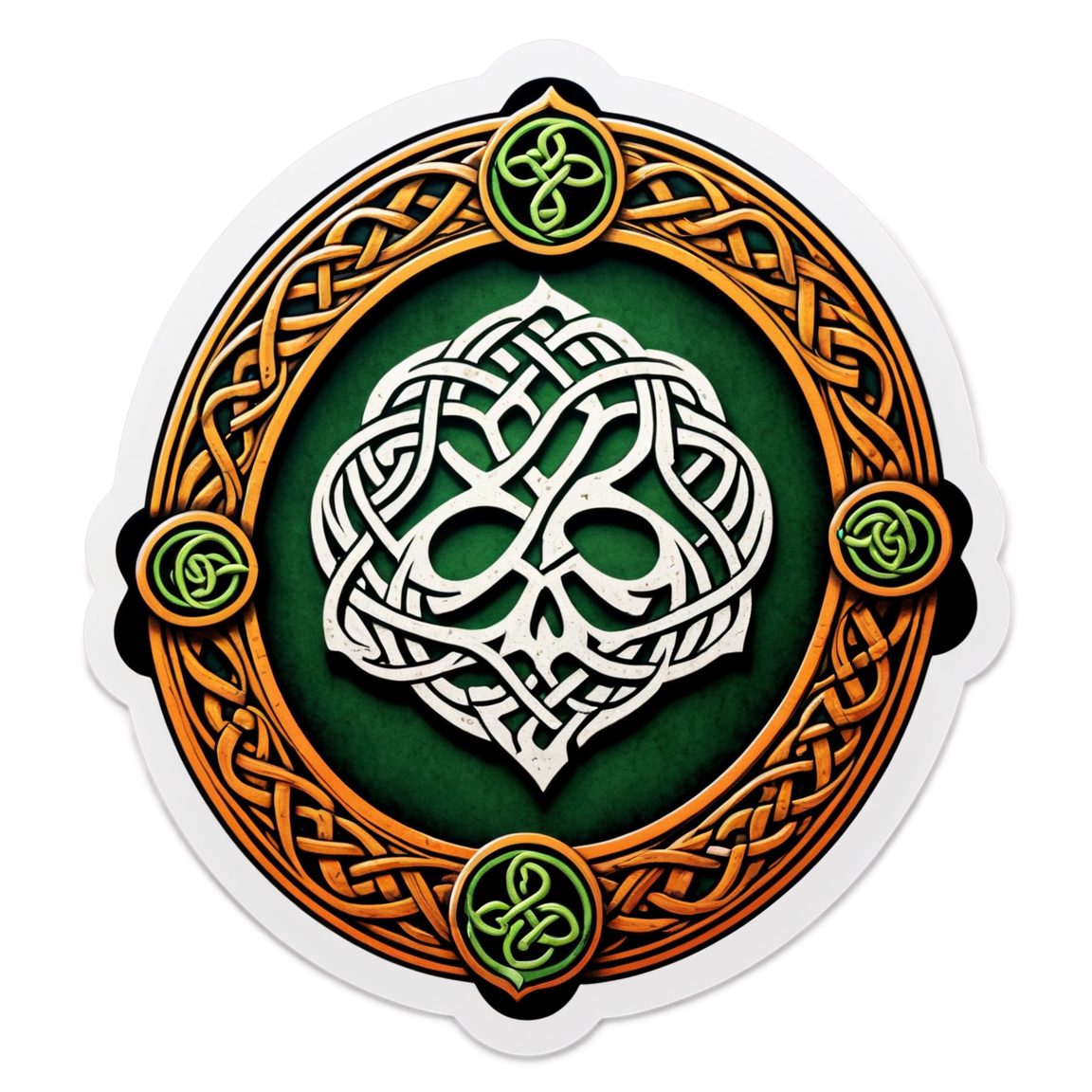 Dearg-Due - Halloween Sticker
