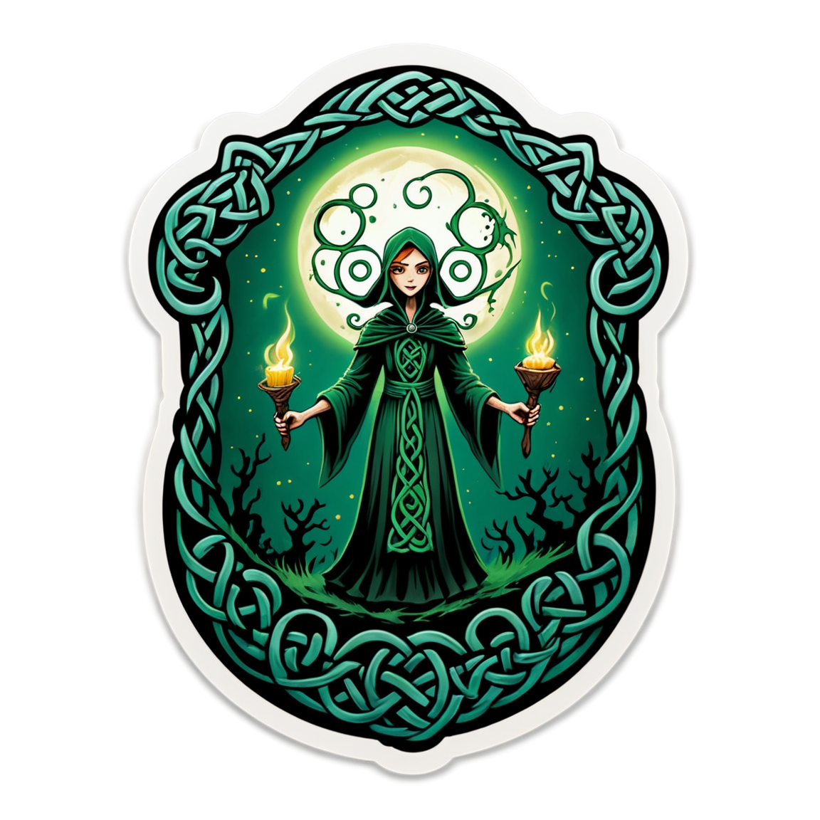 Will-o’-the-Wisp - Halloween Sticker
