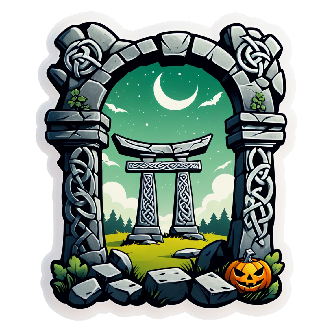 Dolmen - Halloween Sticker