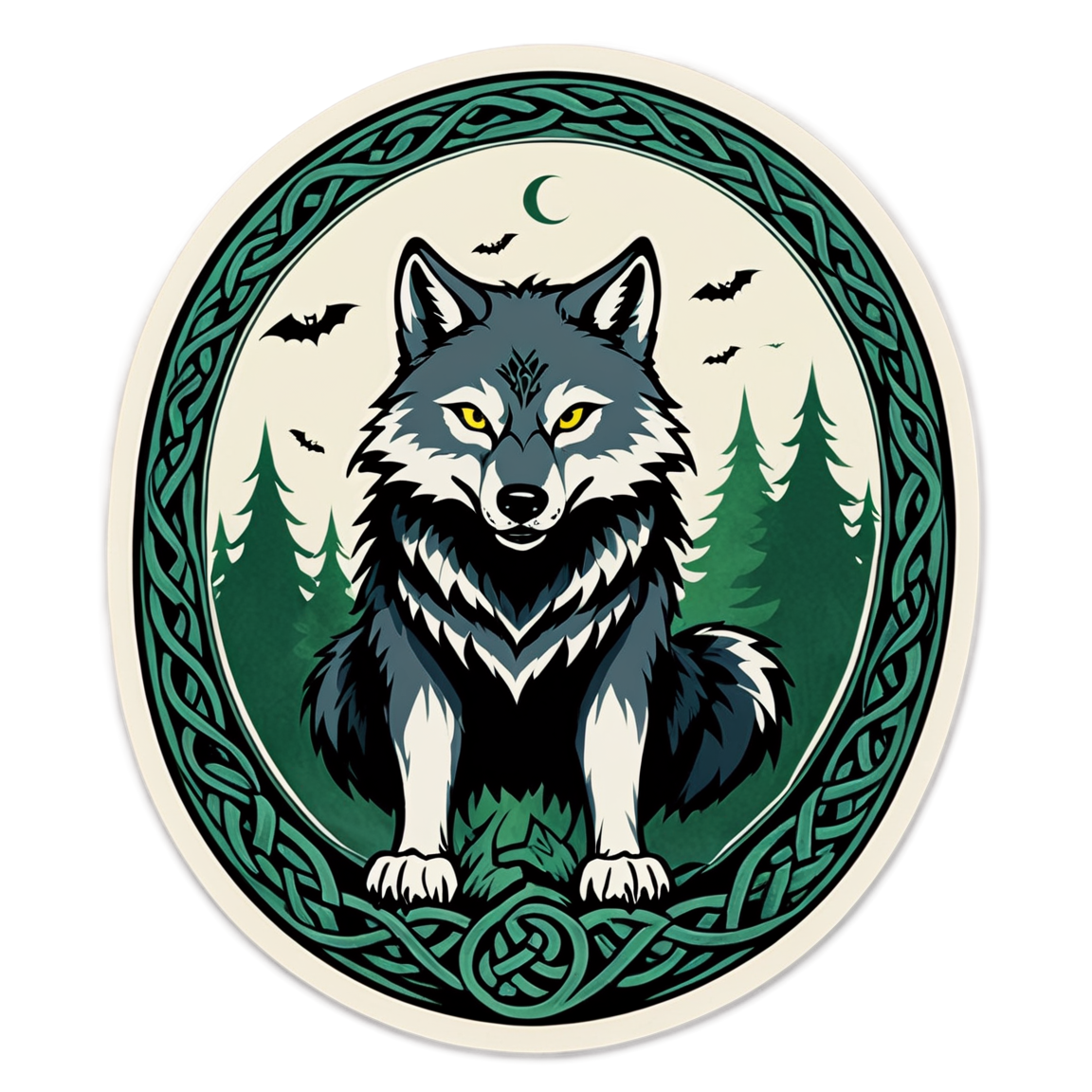 Wolf - Halloween Sticker