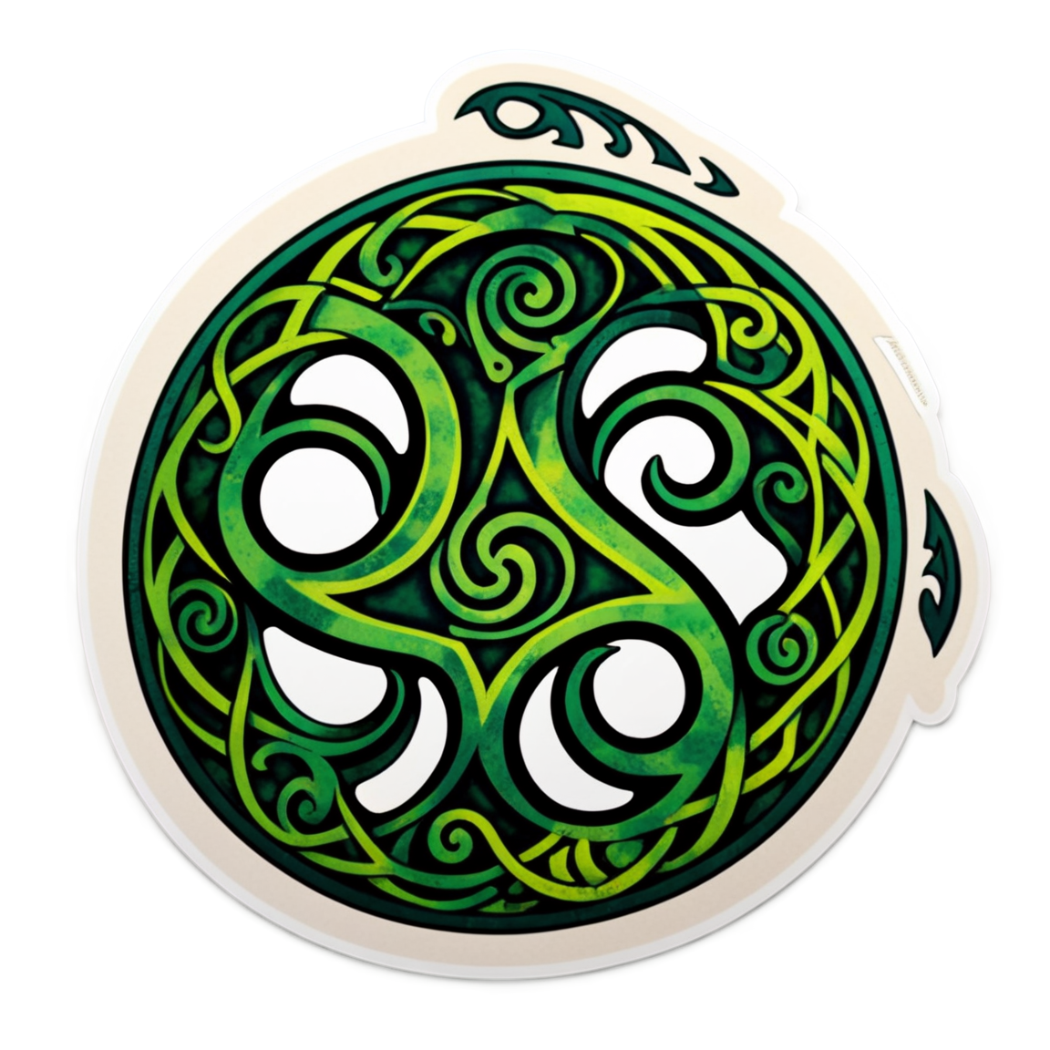 Spiral Triskele - Halloween Sticker