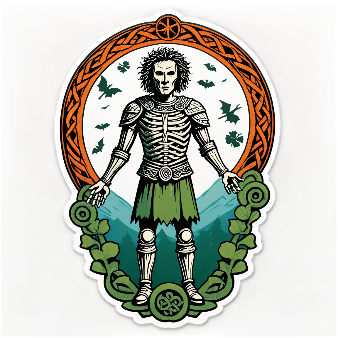 Wicker Man - Halloween Sticker