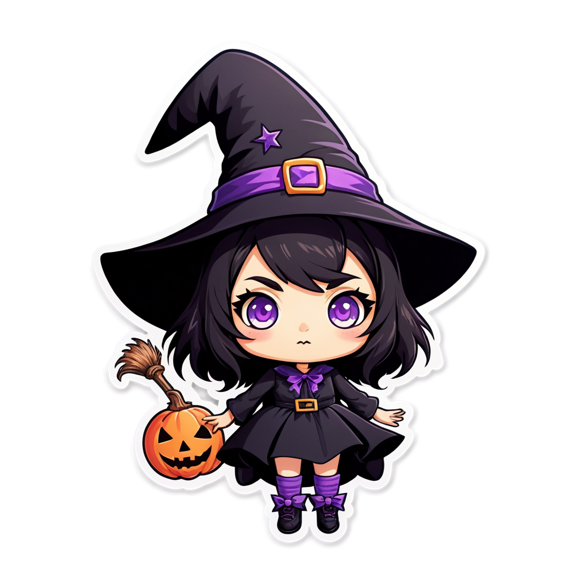 Witch - Halloween Sticker