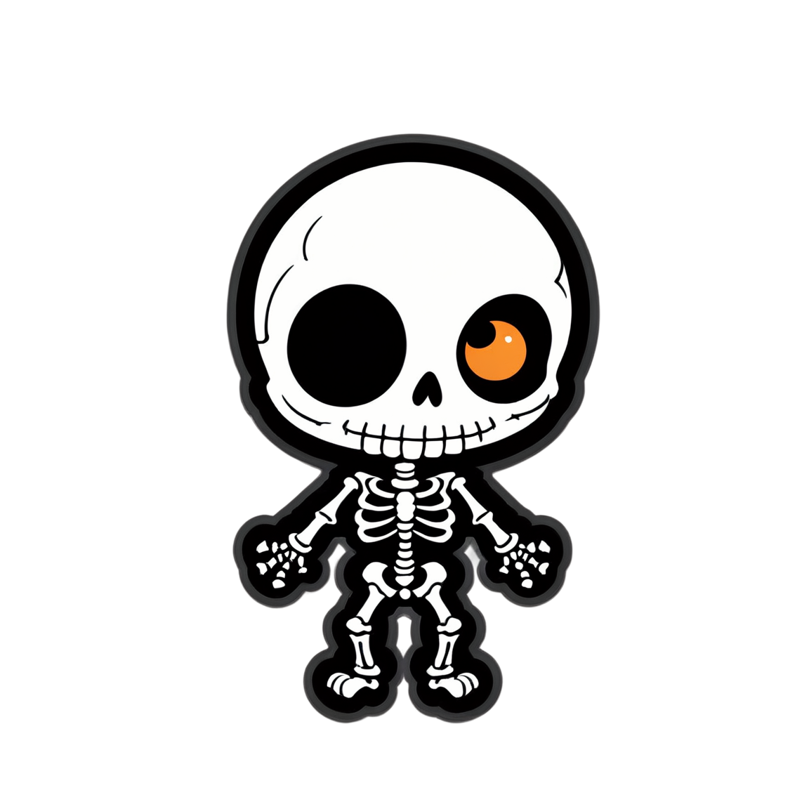 Skeleton - Halloween Sticker