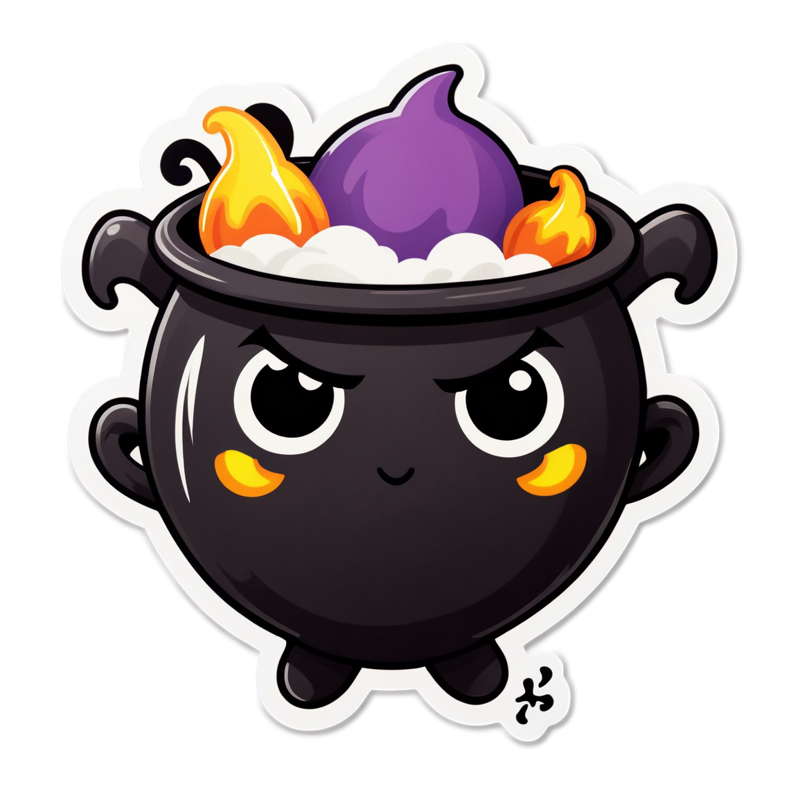 Cauldron - Halloween Sticker