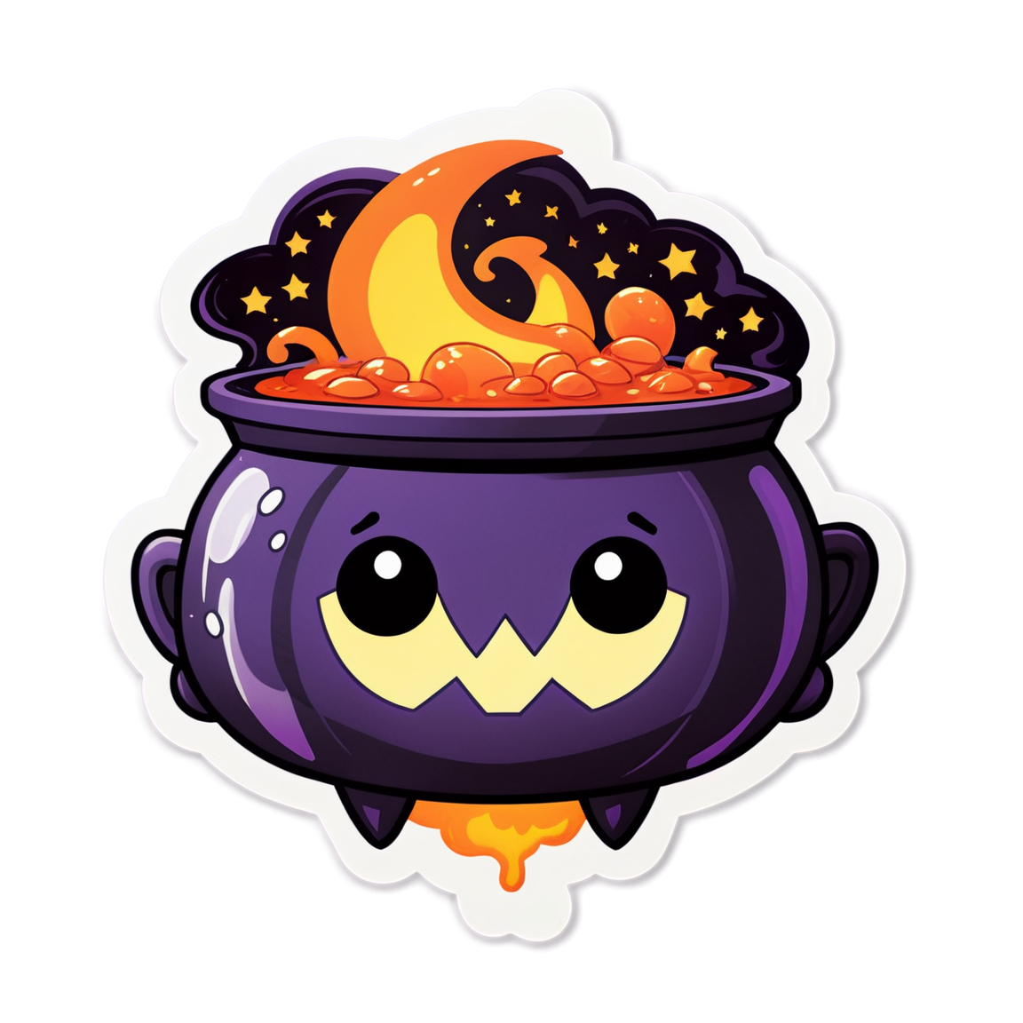 Cauldron Stew - Halloween Sticker