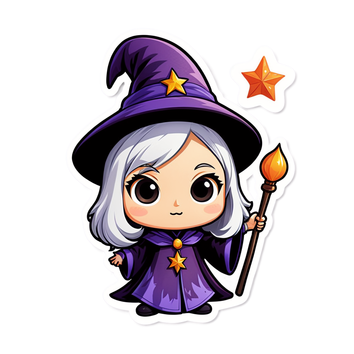 Wizard - Halloween Sticker