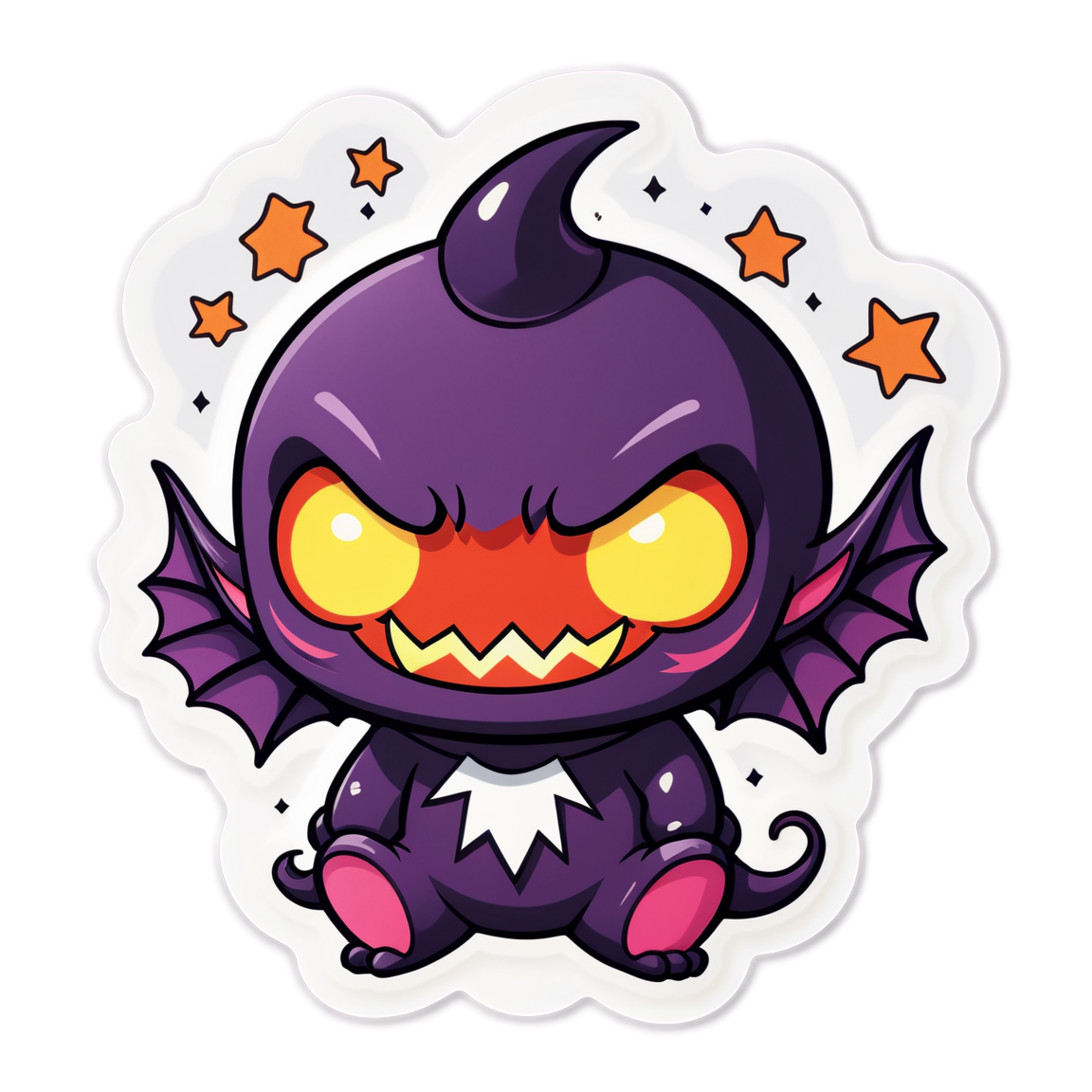 Demon - Halloween Sticker