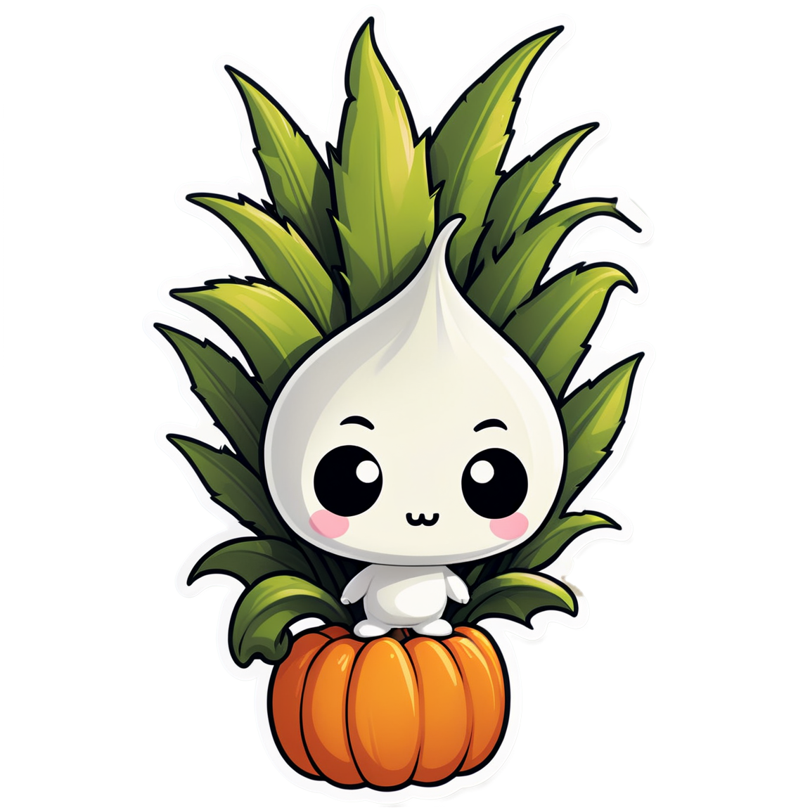 Cornstalk - Halloween Sticker