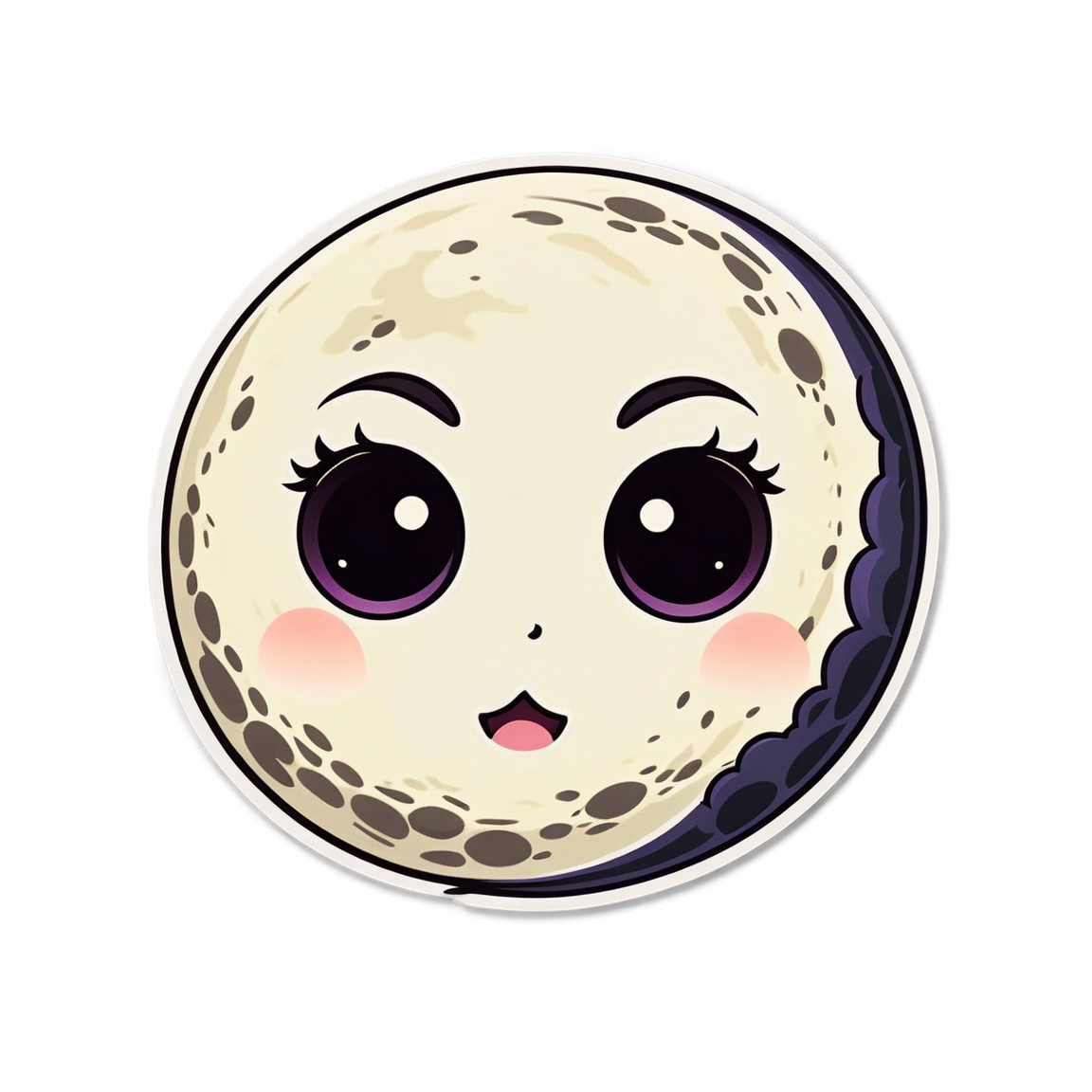 Full Moon - Halloween Sticker