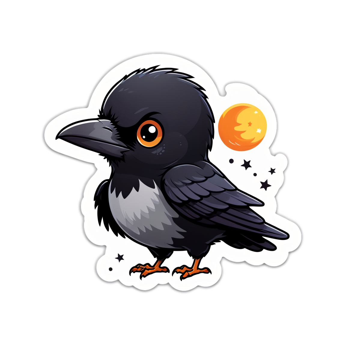 Crow - Halloween Sticker