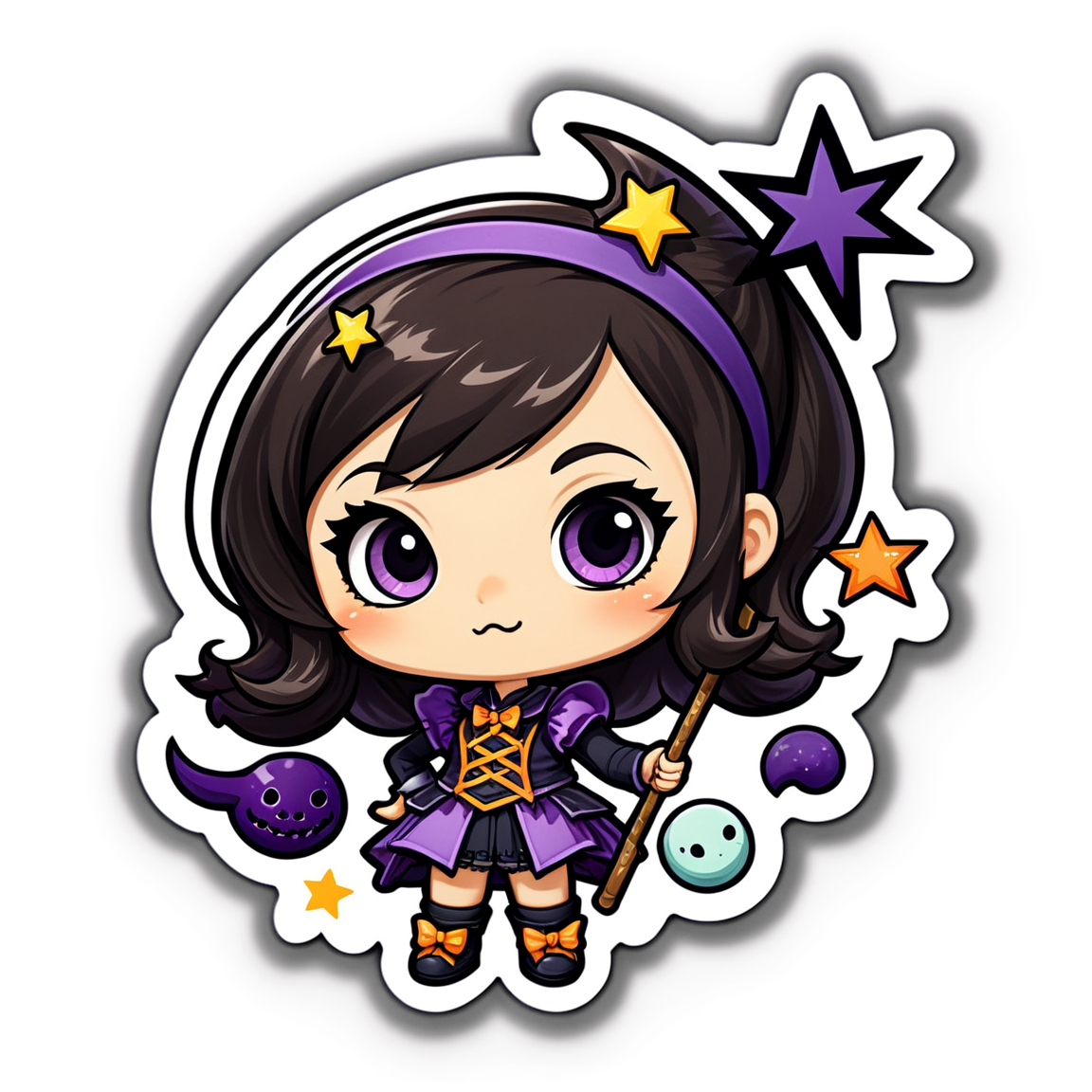 Wand - Halloween Sticker