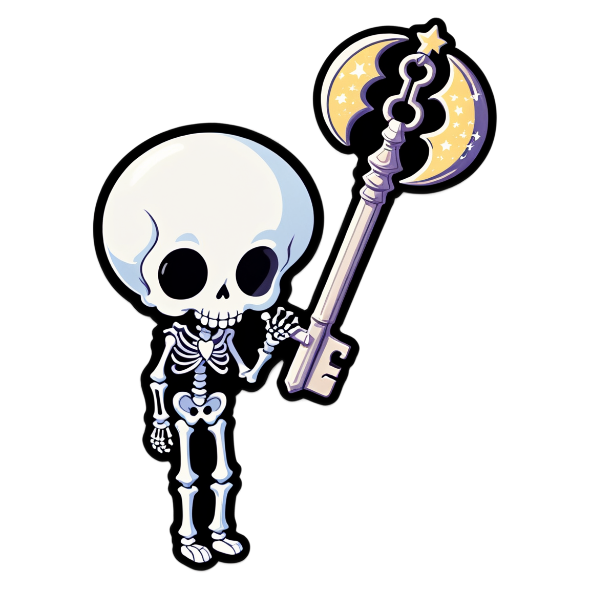 Skeleton Key - Halloween Sticker