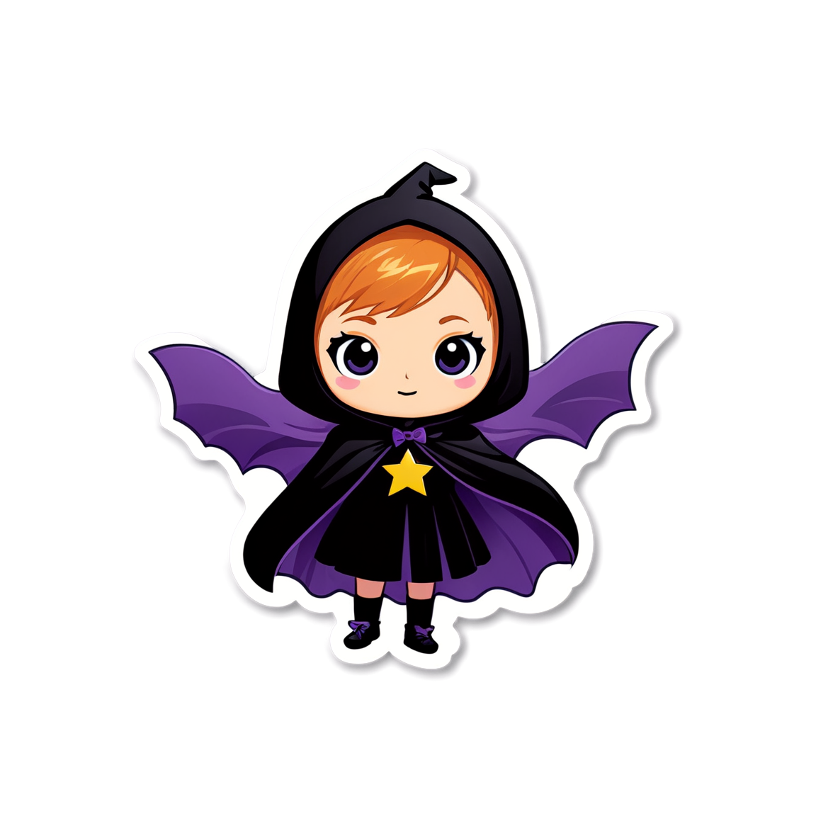 Cape - Halloween Sticker
