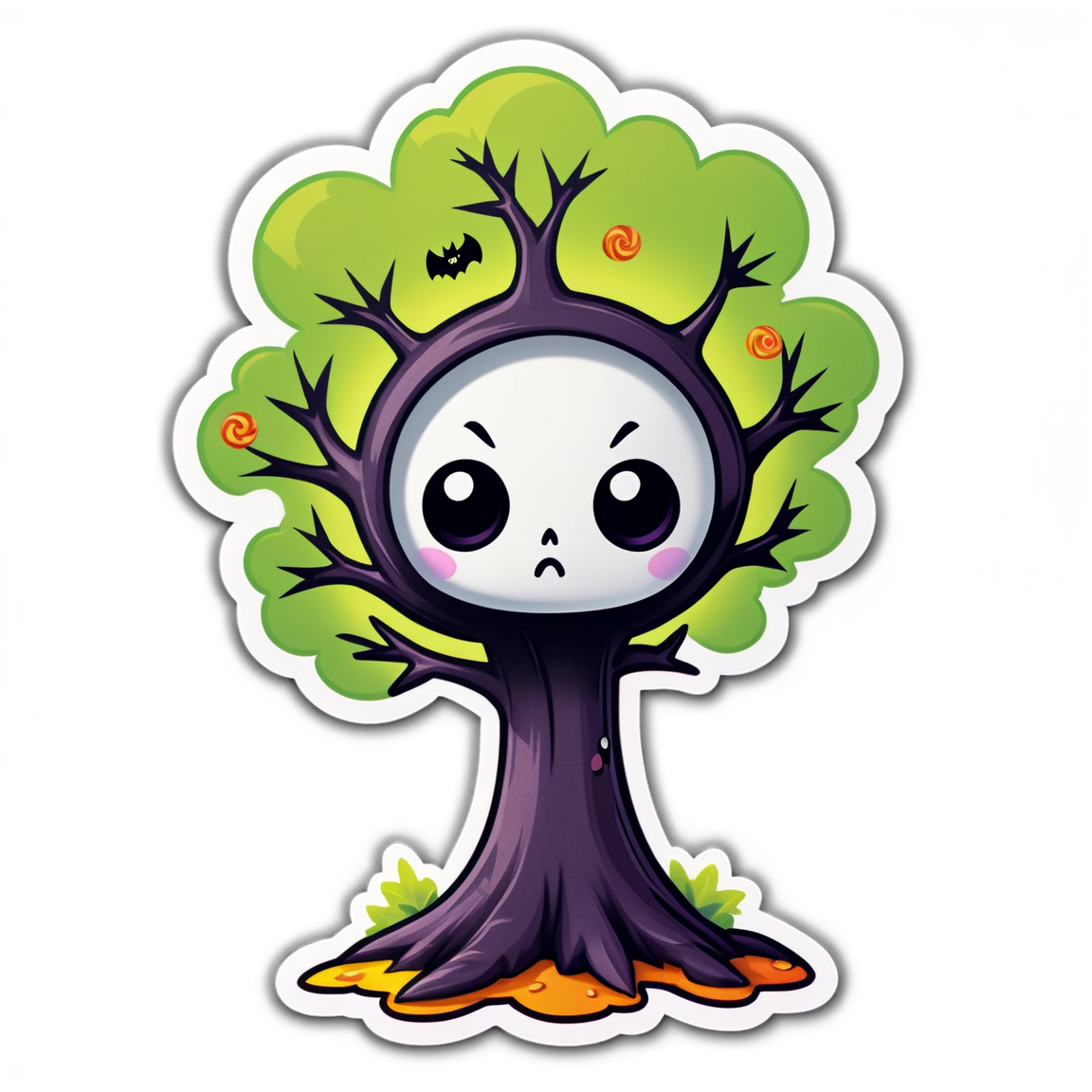 Spooky Tree - Halloween Sticker