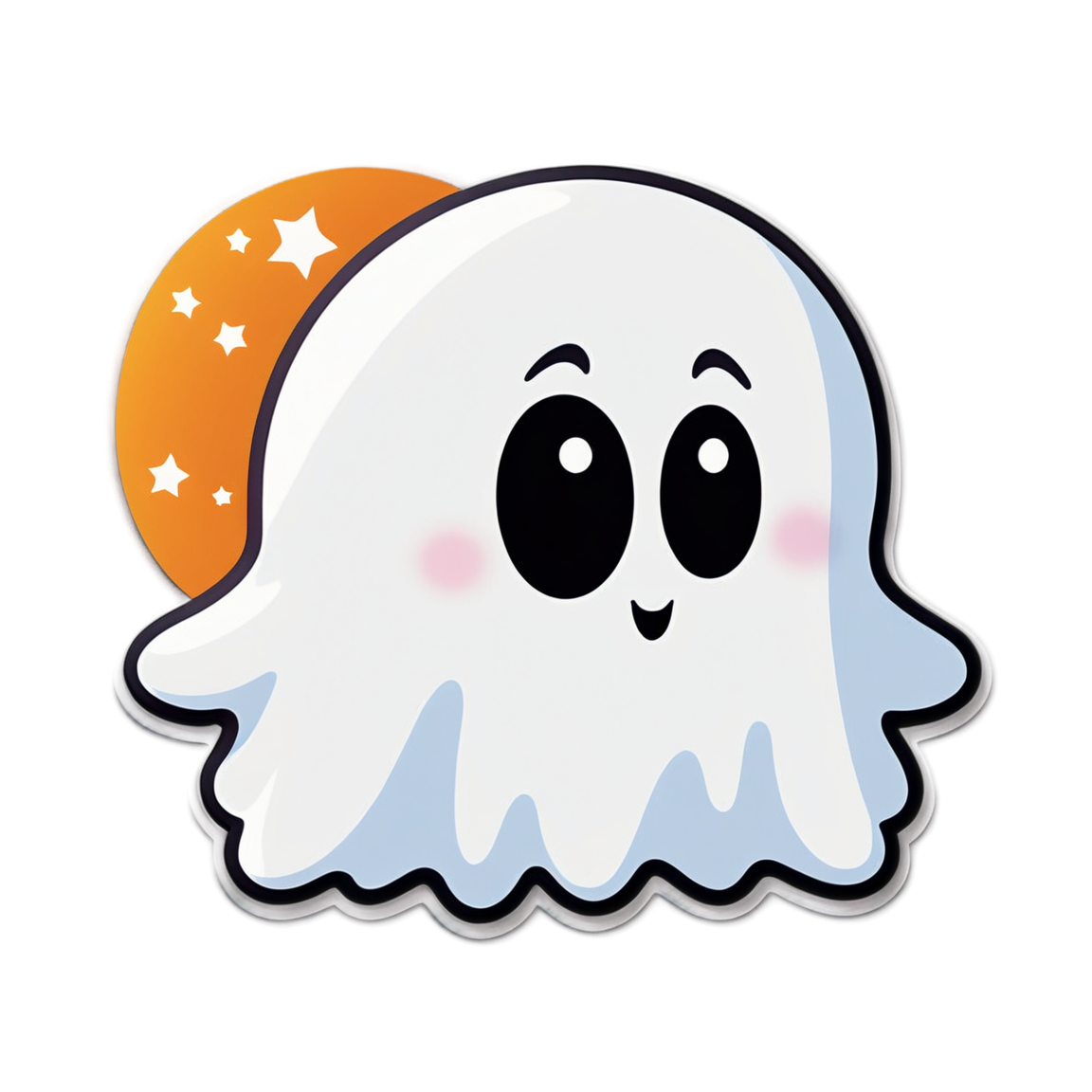 Tiny Ghost - Halloween Sticker