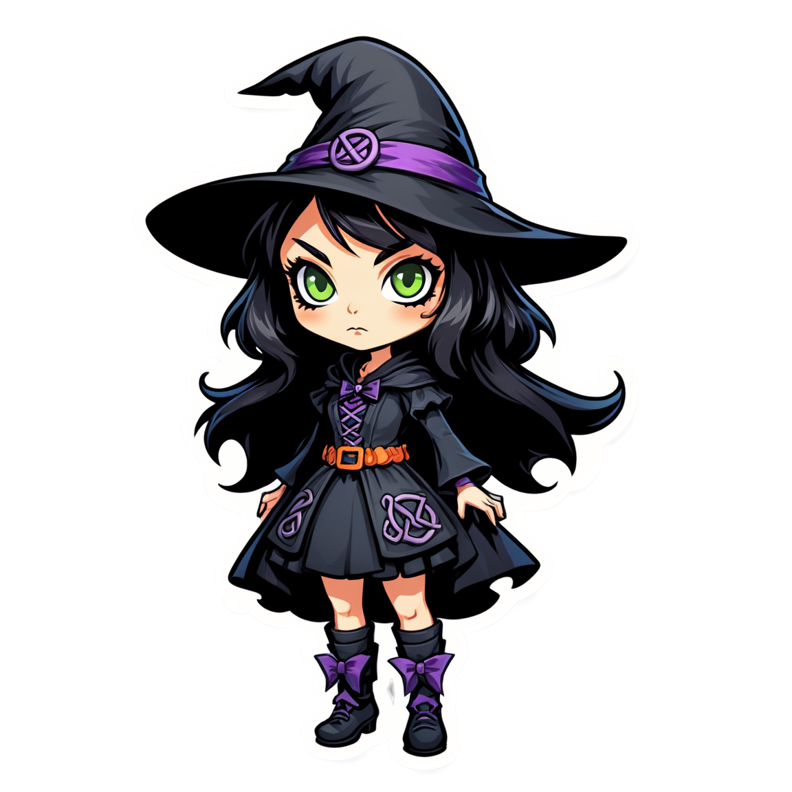 Witch - Halloween Sticker