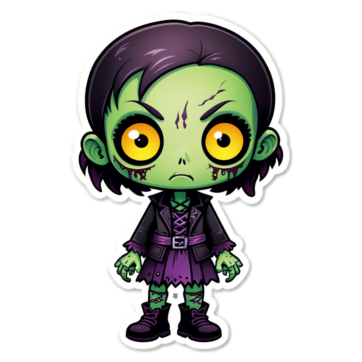 Zombie - Halloween Sticker