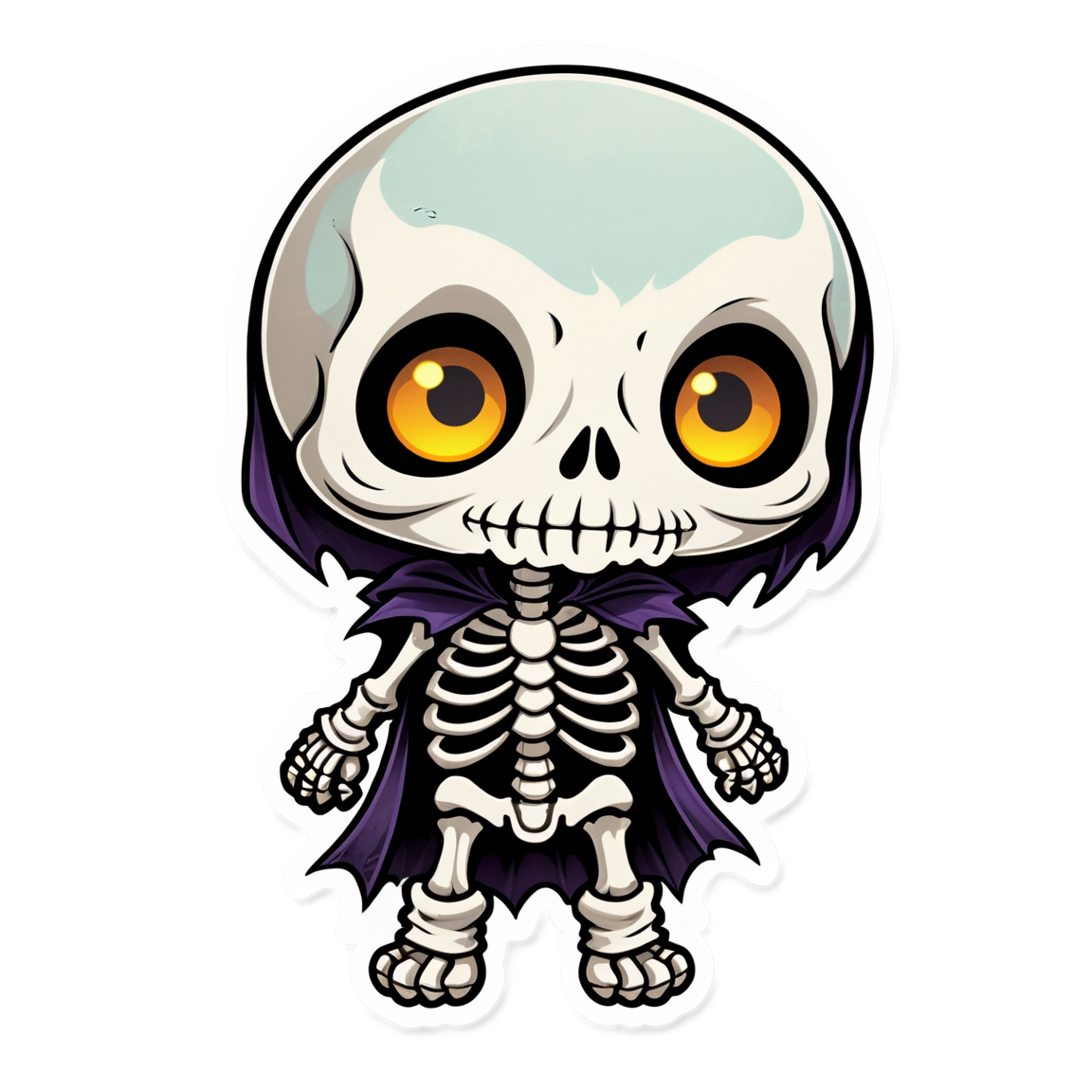 Skeleton - Halloween Sticker