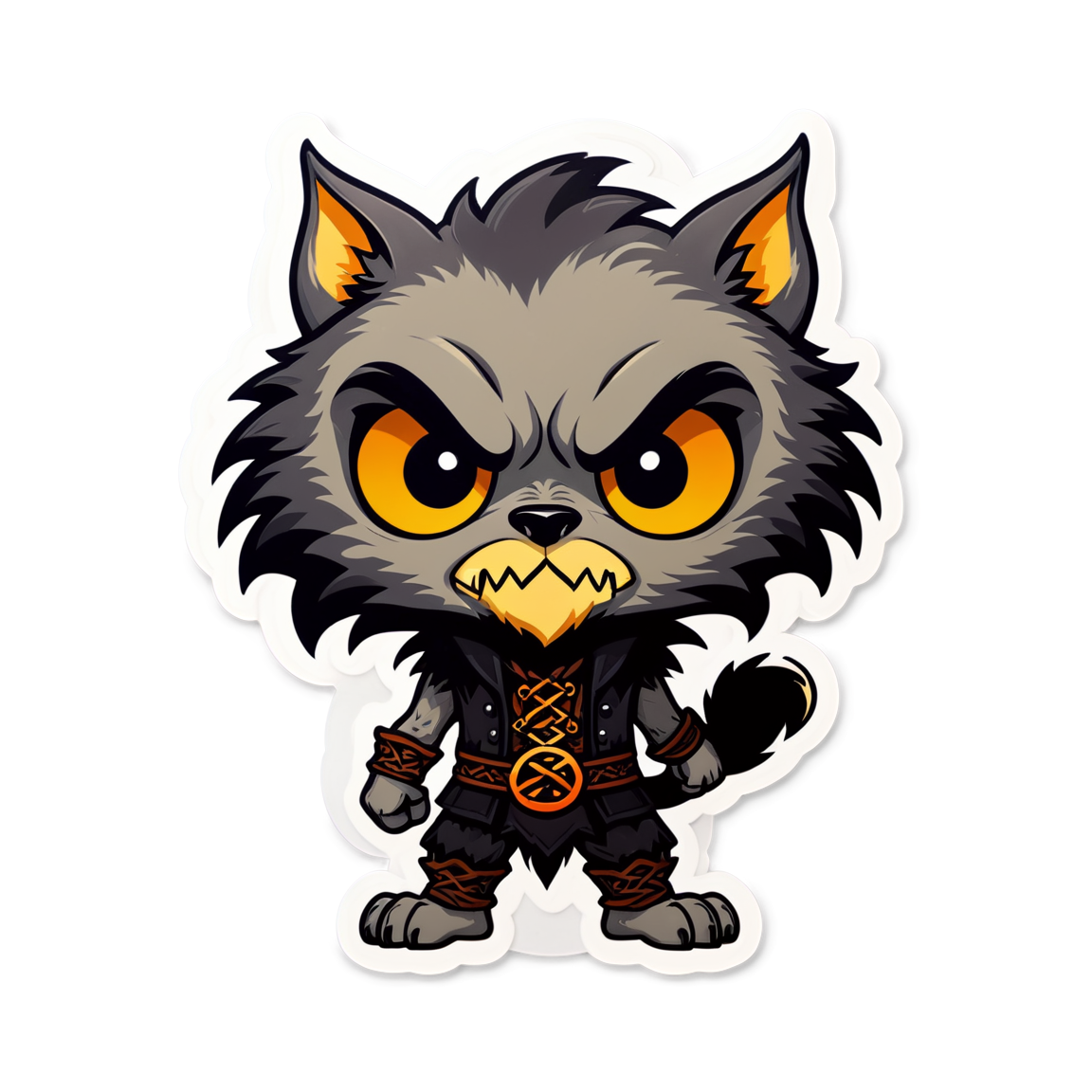 Werewolf - Halloween Sticker