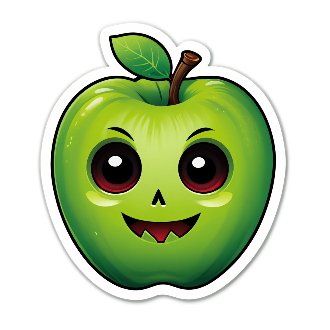 Apple - Halloween Sticker