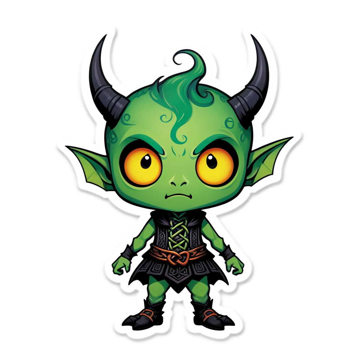 Imp - Halloween Sticker
