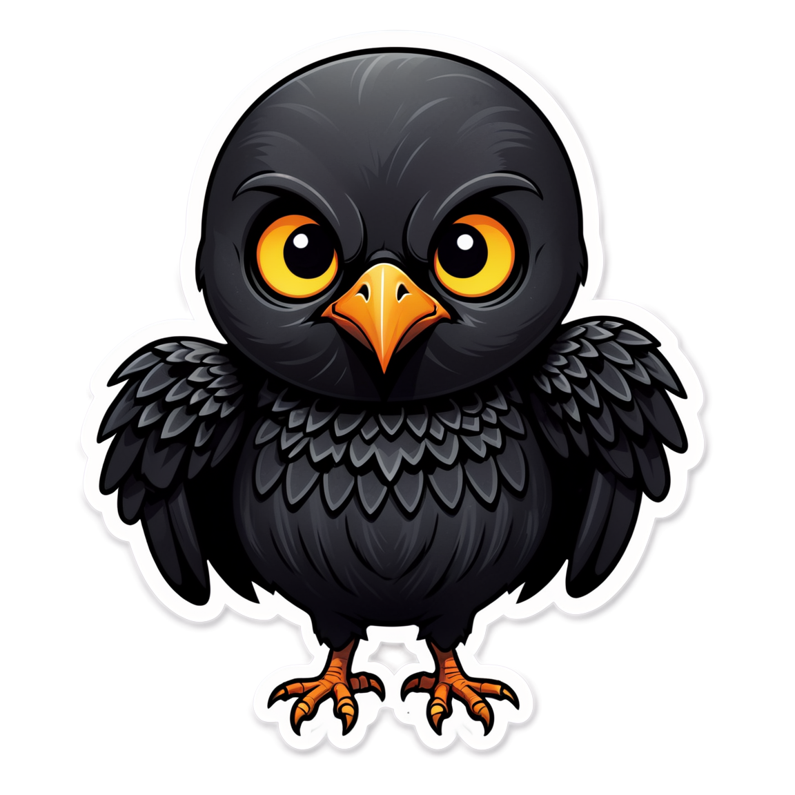 Crow - Halloween Sticker