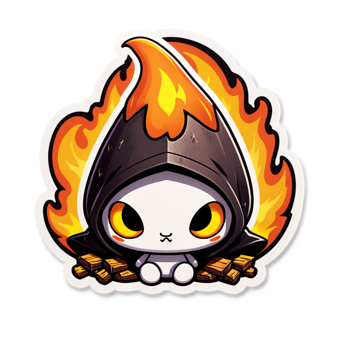Bonfire - Halloween Sticker