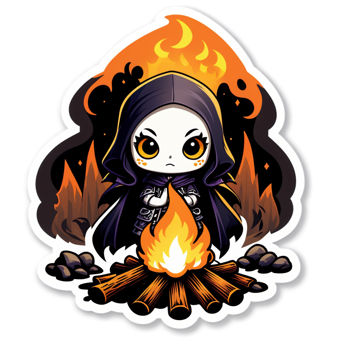 Campfire - Halloween Sticker