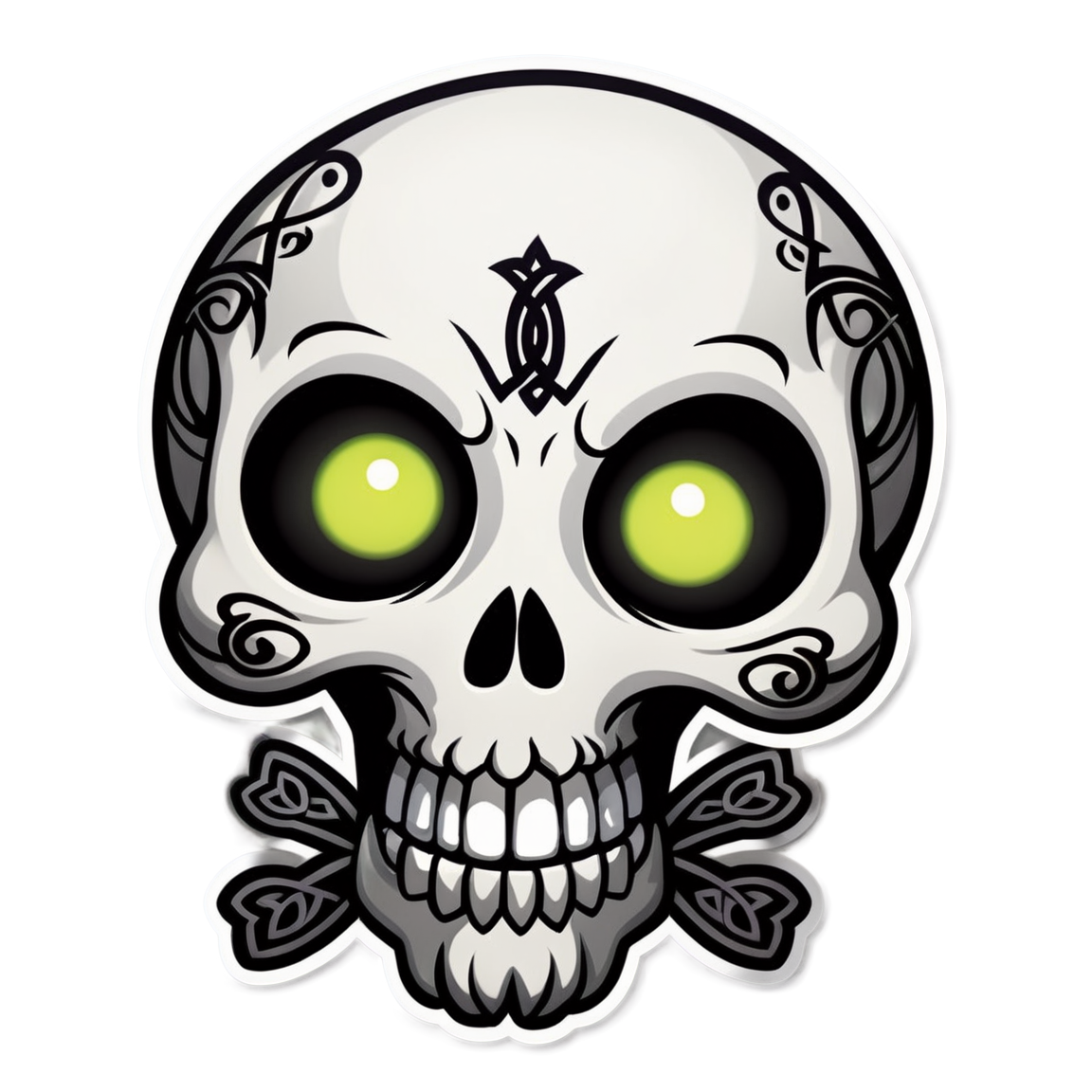 Skull - Halloween Sticker