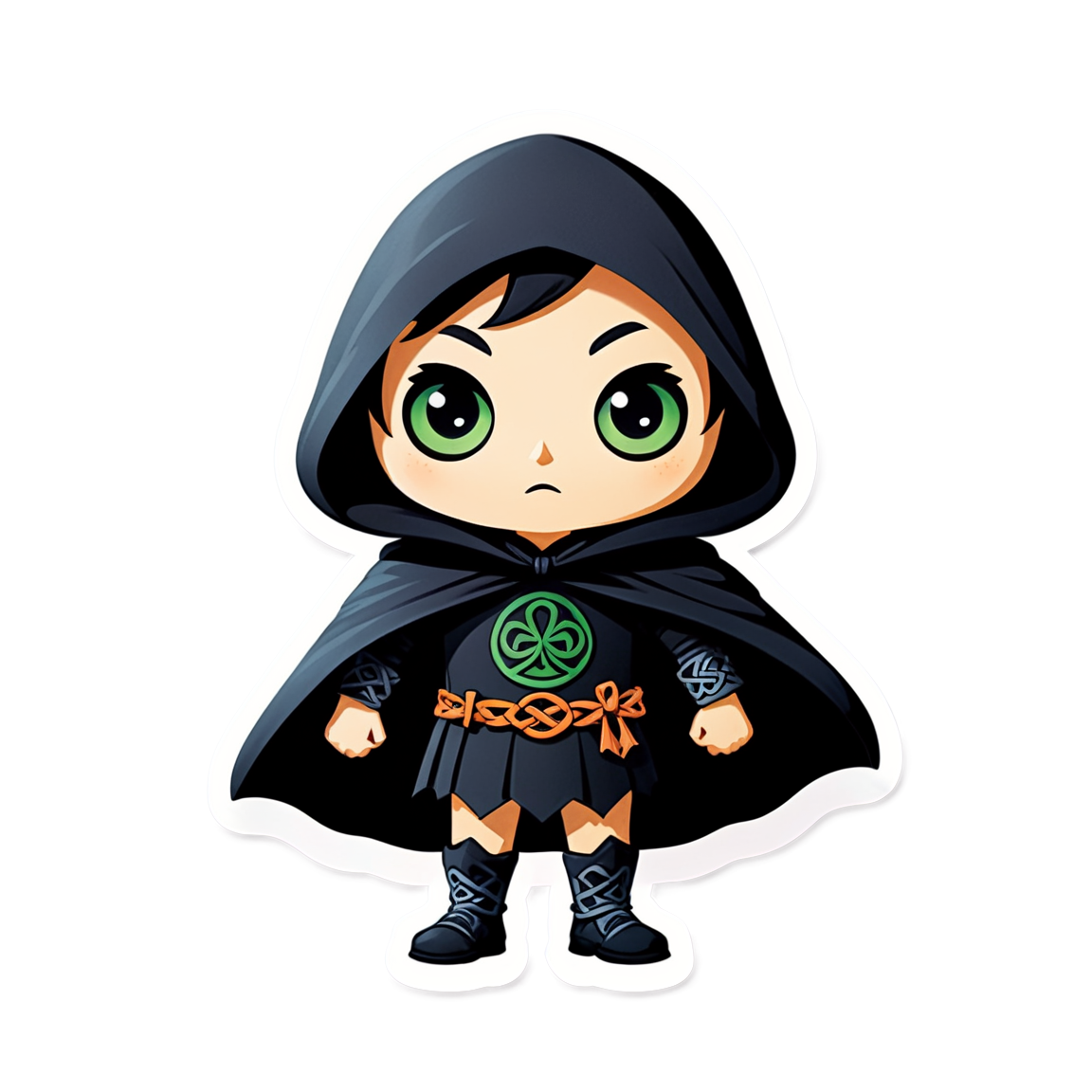 Cape - Halloween Sticker
