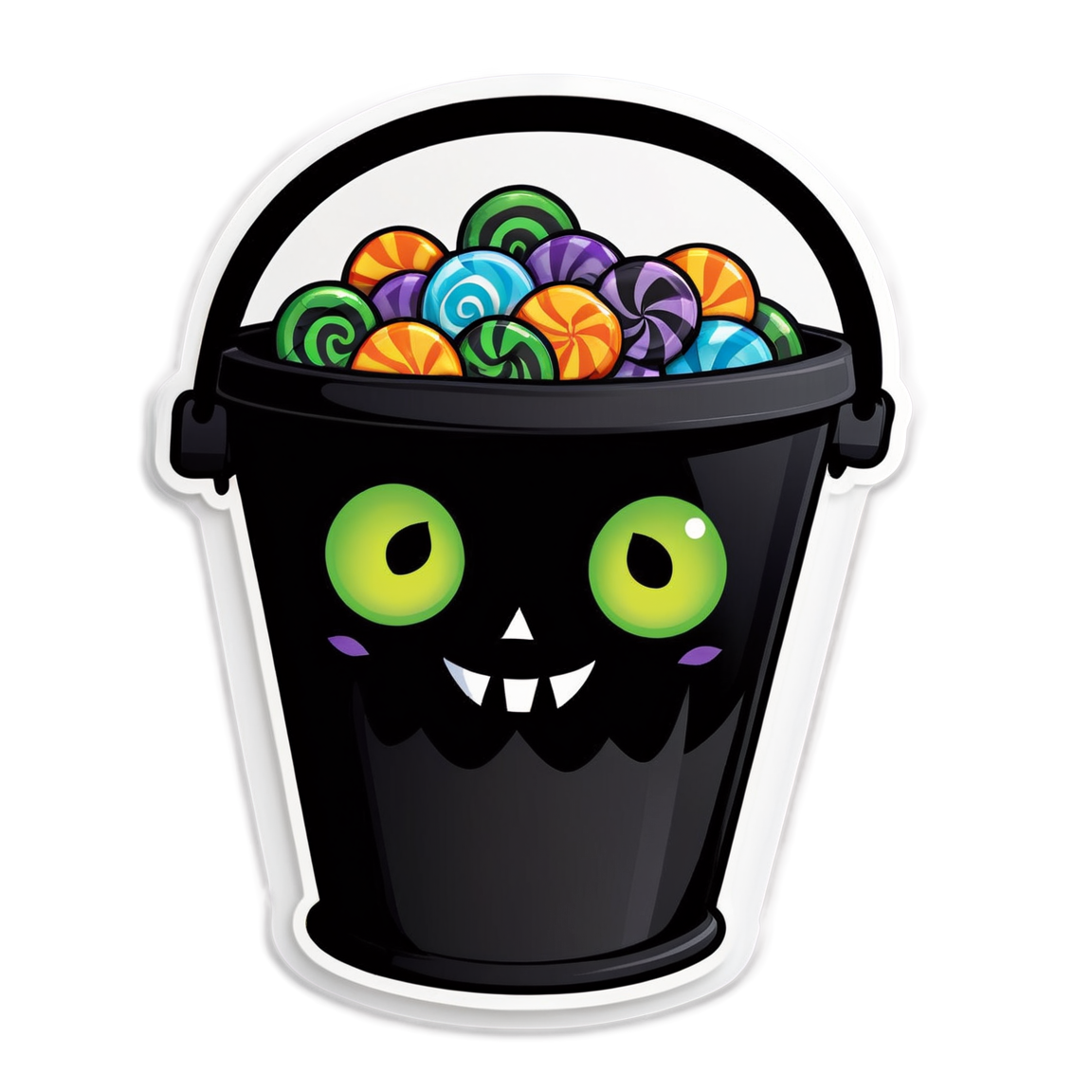 Candy Bucket - Halloween Sticker