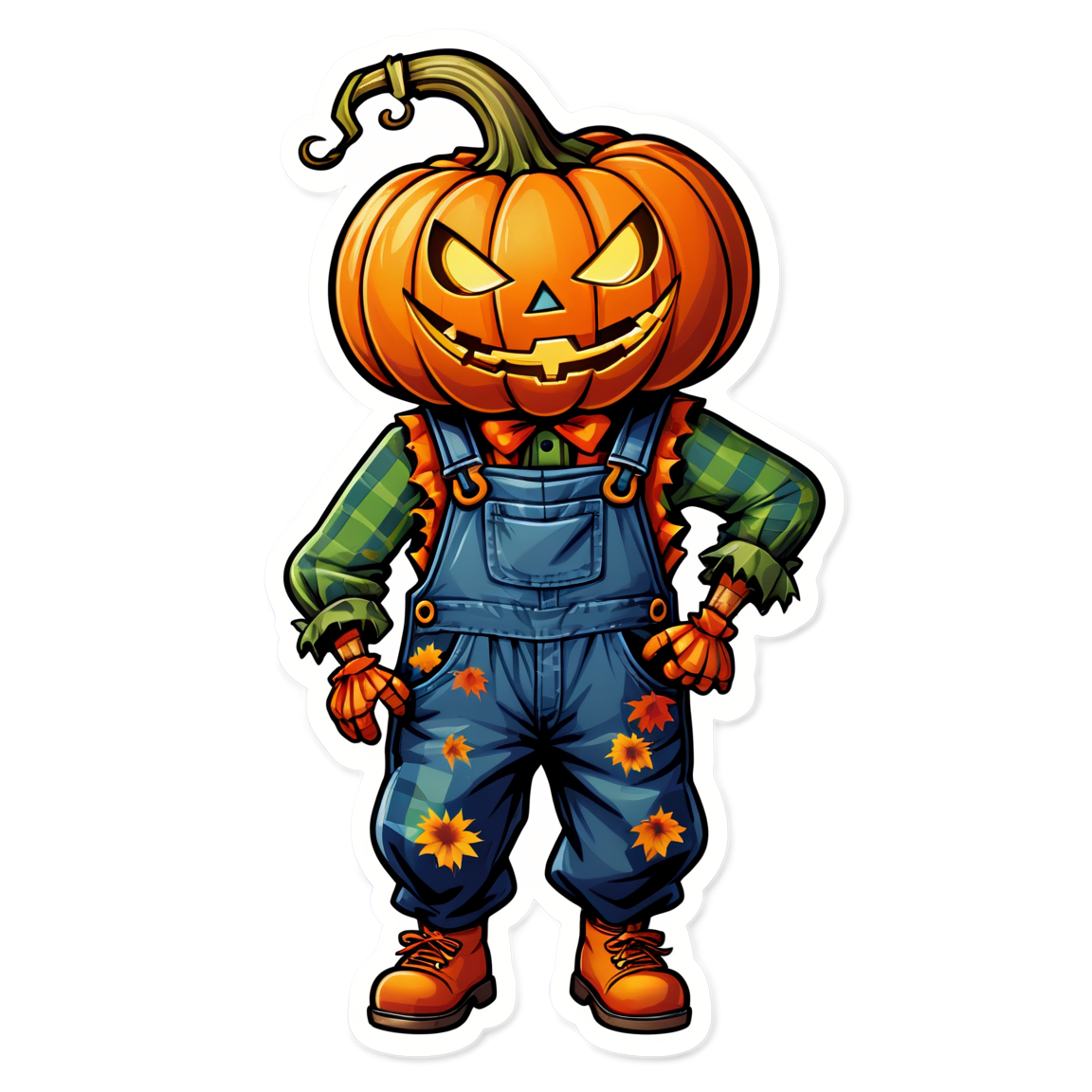 Scarecrow 5 - Halloween Sticker