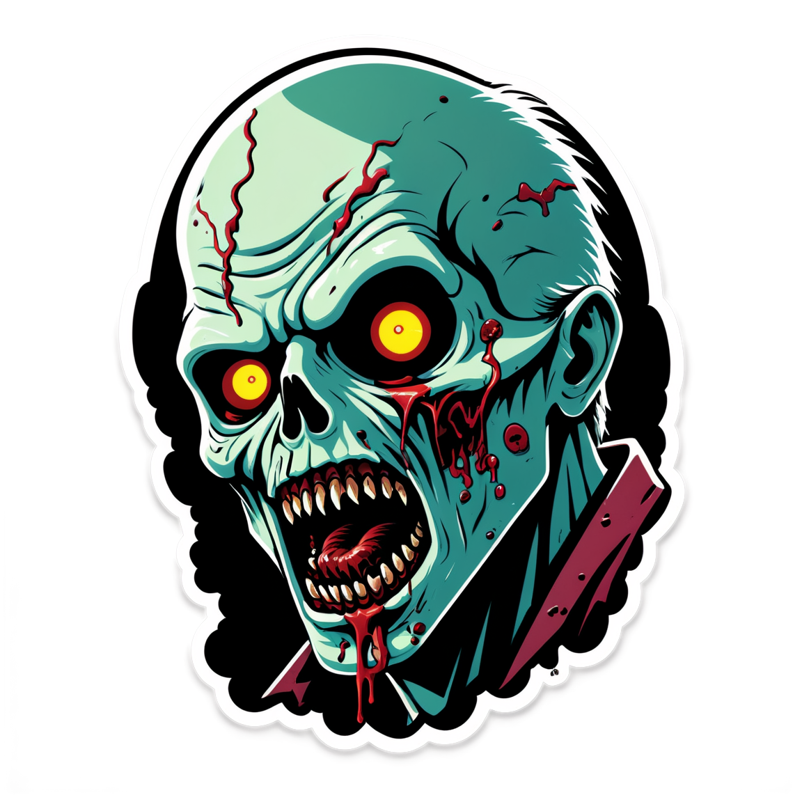 Fast Infected - Halloween Sticker