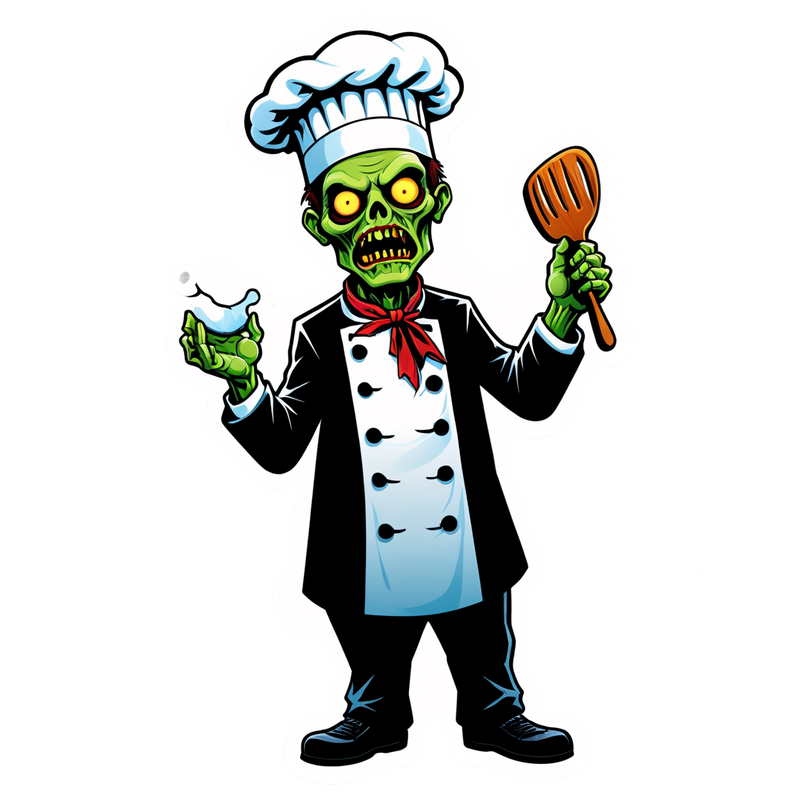 Zombie Chef - Halloween Sticker