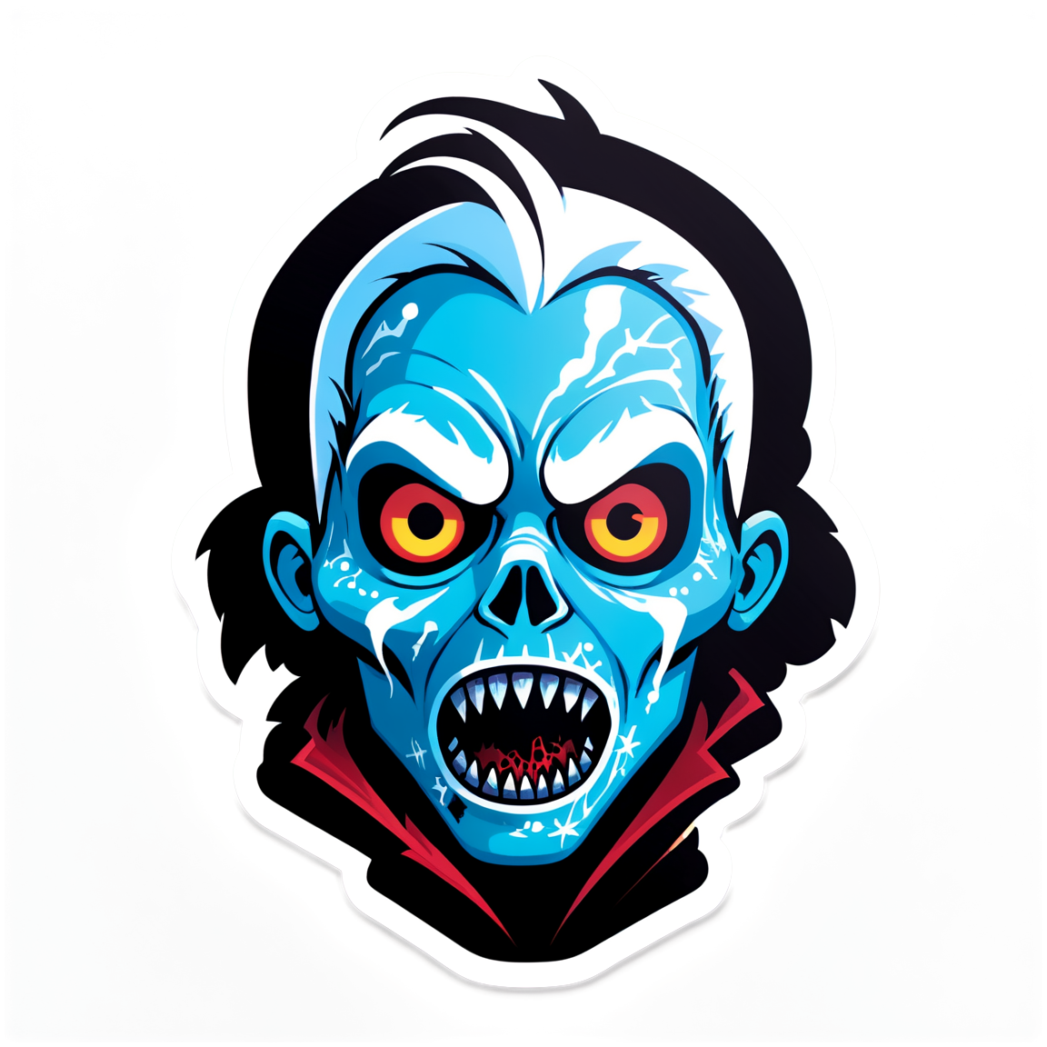 Frozen Zombie - Halloween Sticker