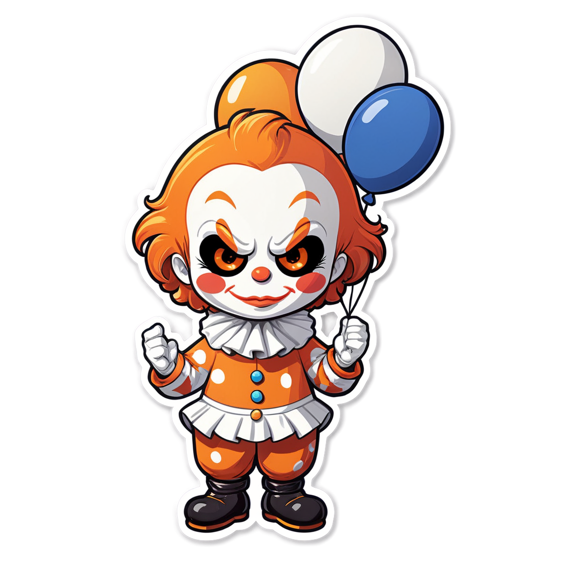 Clown Horde - Halloween Sticker