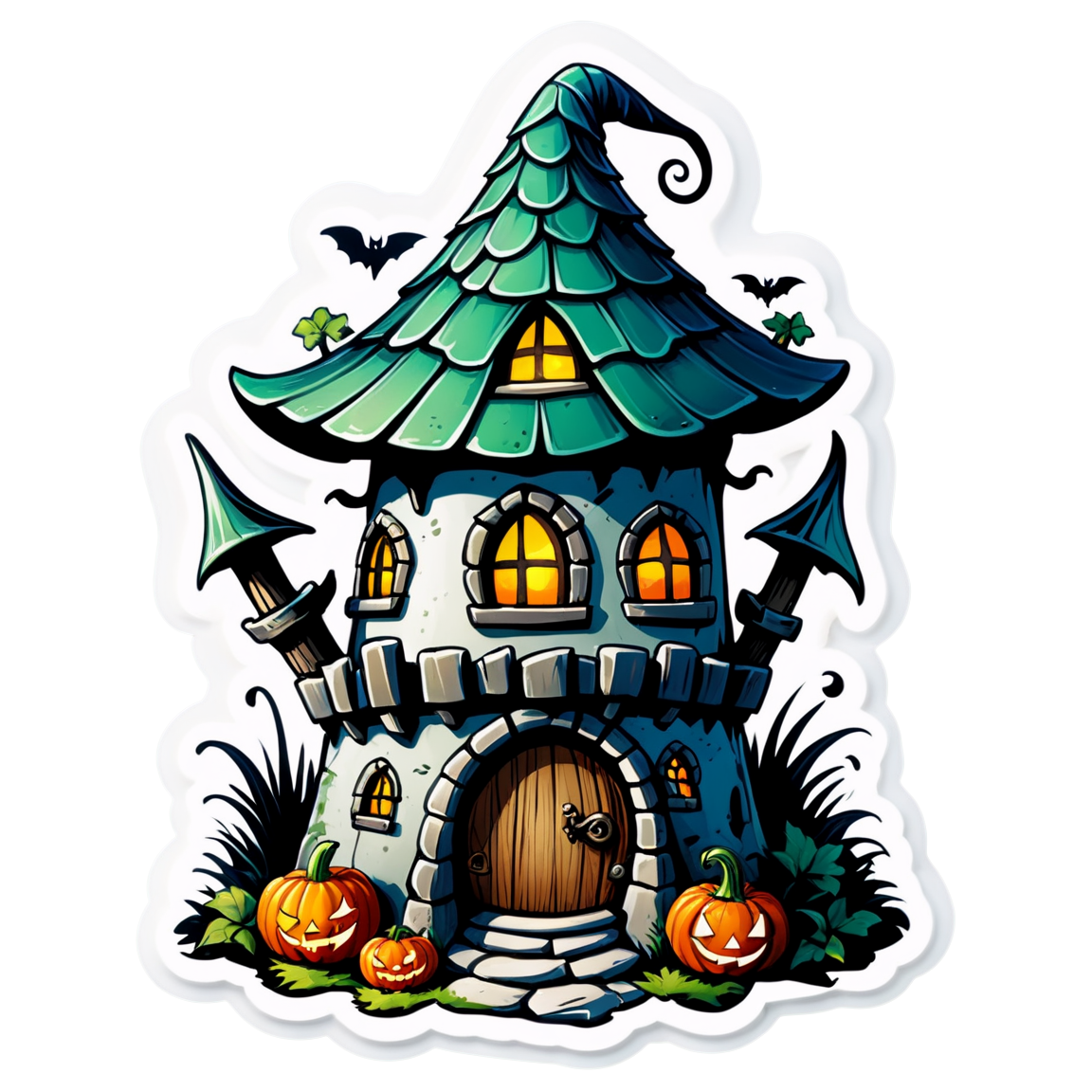 Fairy Fort - Halloween Sticker