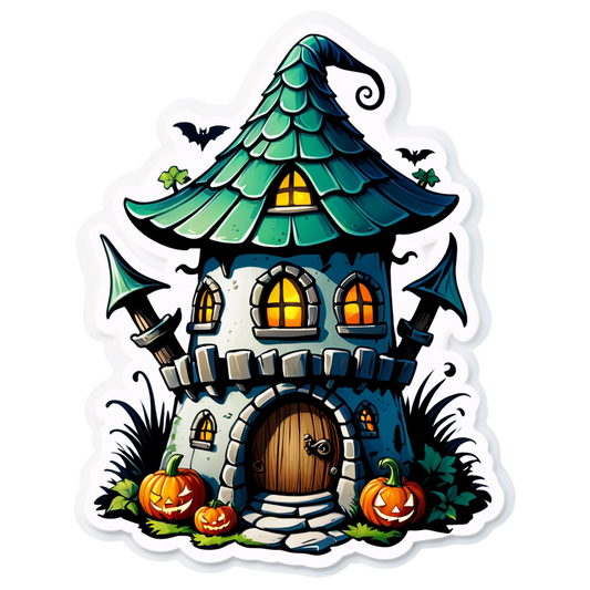 Fairy Fort - Halloween Sticker