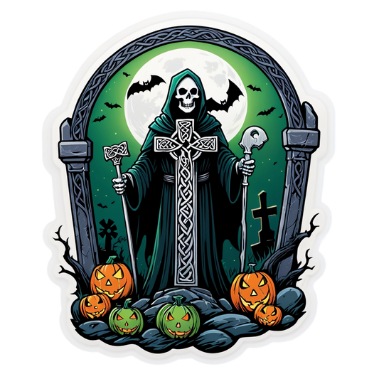 Graveyard - Halloween Sticker
