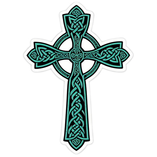 Celtic Cross - Halloween Sticker