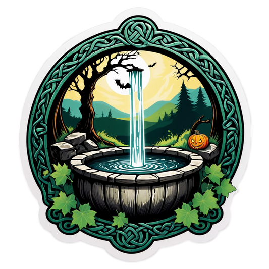 Holy Well - Halloween Sticker