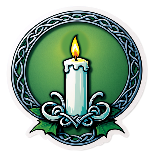 Candle - Halloween Sticker