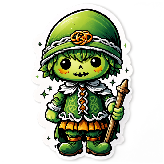 Strawboy - Halloween Sticker
