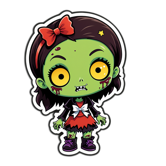 Zombie - Halloween Sticker