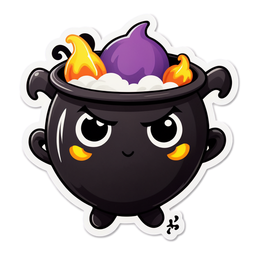Cauldron - Halloween Sticker