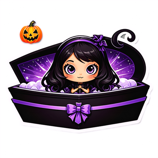 Coffin - Halloween Sticker