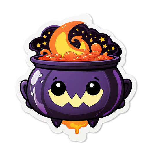 Cauldron Stew - Halloween Sticker