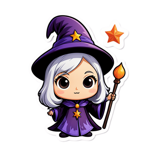 Wizard - Halloween Sticker